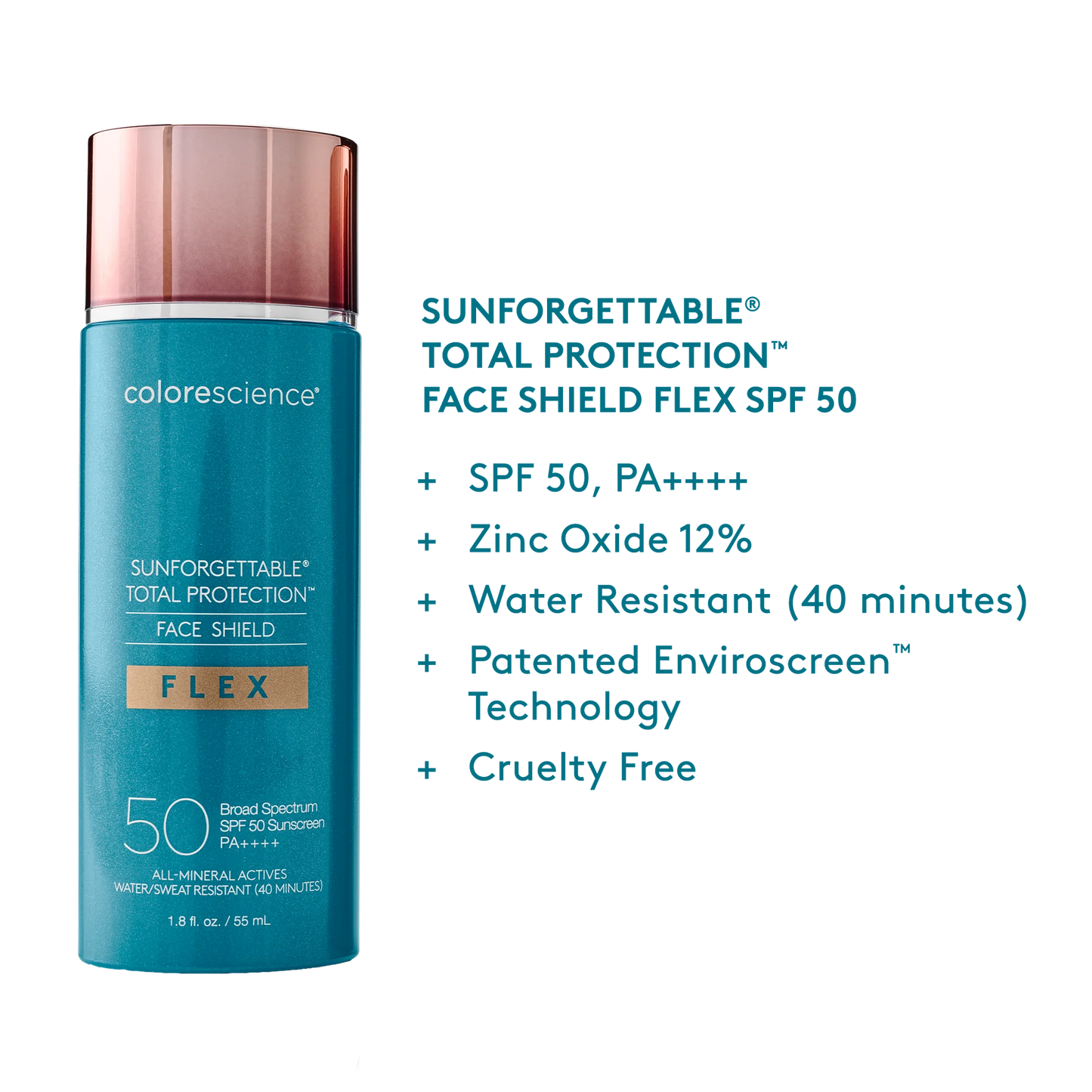 Colorscience Sunforgettable® Total Protection® Face Shield Flex SPF 50 (55mL) - Medium