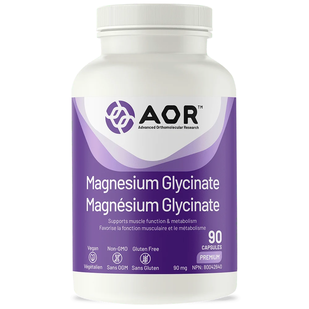 AOR Magnesium Glycinate - 90 Capsules