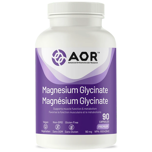 AOR Magnesium Glycinate - 90 Capsules