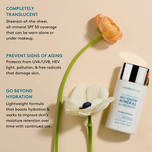 Colorscience Total Protection® No-Show™ Mineral Sunscreen SPF 50 - 78mL