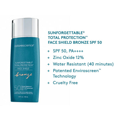 Colorscience Sunforgettable® Total Protection® Face Shield Bronze SPF 50 (55mL) - Bronze
