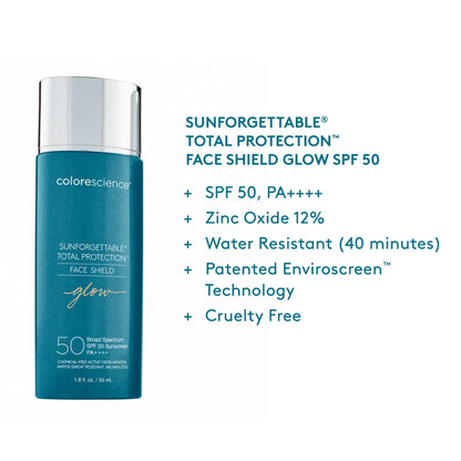 Colorscience Sunforgettable® Total Protection® Face Shield Glow SPF 50 (55mL) - Glow