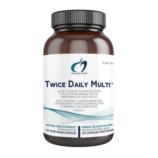 Designs For Health - Twice Daily Multi - 120 caps